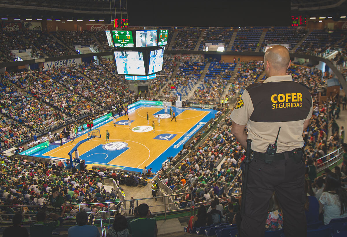 Servicio de Vigilancia Liga ACB en Palacio de Deportes Málaga