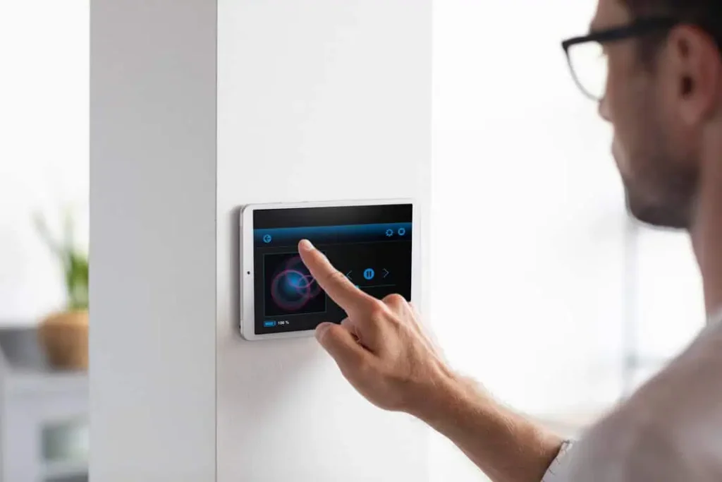 alarma de seguridad con panel tactil